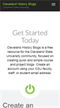 Mobile Screenshot of clevelandhistory.org
